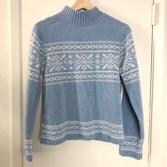 Blue Snowflake Christmas Sweater | Poshmark